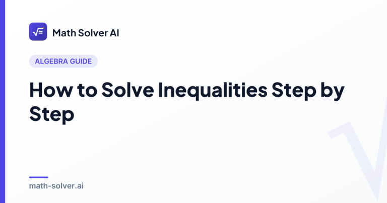 Step-by-step worked example showing how to solve a linear inequality, flip the symbol when dividing by a negative, and graph the solution on a number line